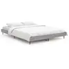 vidaXL Cadre de lit sonoma gris 140x190 cm bois d'ingénierie