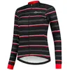 Rogelli Stripe Fietsjack Winter - Dames - Zwart, Rood - Maat S