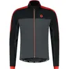 Rogelli Freeze Winter Fietsjack Heren - Wielrenjack - Grijs, Zwart, Rood - Maat XXL