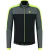 Rogelli Freeze Winter Fietsjack Heren - Wielrenjack - Zwart, Grijs, Fluor - Maat M