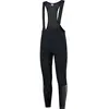 Rogelli Essential HI VIS Lange Fietsbroek - Met Bretels - Heren - Zwart, Reflectie - Maat S