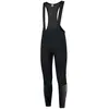 Rogelli Essential HI VIS Lange Fietsbroek - Met Bretels - Heren - Zwart, Reflectie - Maat 3XL