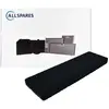 AllSpares Koolstoffilter voor Afzuigkappen geschikt voor Novy Monoblock 7900055 (390x117x30mm)