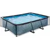 Piscine EXIT Stone 300x200x65cm avec pompe filtrante - grise