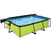 EXIT Lime Piscine Tubulaire 300x200x65cm   Piscine Hors Sol   Vert