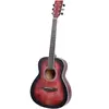 Fazley W55-COL-R-3/4 ColourTune western gitaar rood