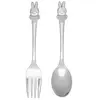 Zilverstad - Couvert Enfant 2 pcs Miffy ARG/laq