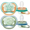 Philips Lot De 2 Sucettes Ultra Air 18mois Et Plus Mix Scf376/23