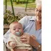 Lot de 2 sucettes ultra soft 0-6 mois forest friends bleu TU