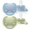 Philips Avent, Tétine, Ultra doux (2x, 0 - 6 Mois)
