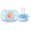 Lot de 2 sucettes ultra douces 1er âge bleu TU