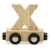 Tryco Houten Naturel Lettertrein Letter X - Letterwagon voor Woorden e...