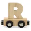 Tryco Houten Naturel Lettertrein Letter R - Letterwagon voor Woorden e...