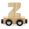 Tryco Houten Naturel Lettertrein Letter Z - Letterwagon voor Woorden e...