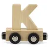 Tryco Houten Naturel Lettertrein Letter K - Letterwagon voor Woorden e...