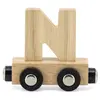 Tryco Houten Naturel Lettertrein Letter N - Letterwagon voor Woorden e...