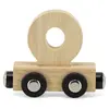 Tryco Houten Naturel Lettertrein Letter O - Letterwagon voor Woorden e...