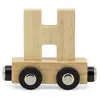 Tryco Houten Naturel Lettertrein Letter H - Letterwagon voor Woorden e...