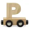 Tryco Houten Naturel Lettertrein Letter P - Letterwagon voor Woorden e...