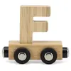 Tryco Houten Naturel Lettertrein Letter F - Letterwagon voor Woorden e...