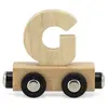 Tryco Houten Naturel Lettertrein Letter G - Letterwagon voor Woorden e...