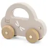 Label Label - Houten Speelgoed Auto - Nougat - FSC Hout - Met Hartjes Print & Handvat - Geschikt voor Kindjes vanaf 18 Maanden
