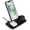 BlueBuilt 3-en-1 Chargeur Sans Fil avec Qi2 15 W Noir