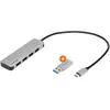 BlueBuilt Hub 4 Ports USB-A/C 3.0