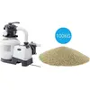 Intex - Zandfilterpomp 7900 L/u & Filterzand 100 kg