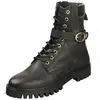 Tommy Hilfiger, Femmes, Bottes, Botte à lacets avec boucle, Noir, (36)
