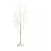 VIKING CHOICE Arbre artificiel avec éclairage LED - 120 cm Bouleau - Arbre de décoration