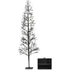 Lumineo 8720194810200 Sapin de Noël Lumineo Noir 120 cm MicroLED