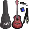 Fazley W55-COL-R-3/4 ColourTune westerngitaar starterset