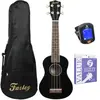 Fazley K21B-W sopraan ukelele starterset