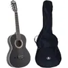 LaPaz C30BK klassieke gitaar 3/4-formaat zwart + gigbag