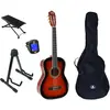 LaPaz 002 SB klassieke gitaar 3/4-formaat sunburst + accessoires