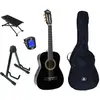 LaPaz 002 BK klassieke gitaar 3/4-formaat zwart + accessoires