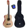 LaPaz 002 NT klassieke gitaar 3/4-formaat naturel + gigbag + stemappar...