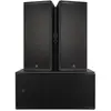 RCF 2x NX 985-A + SUB 8008-AS stereo speakersysteem
