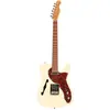 Fazley Sunset Series Tortoise Olympic White elektrische gitaar met gig...