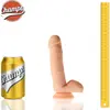 Champs - Smoothy - Realistiche Dildo met zuignap -17 cm -Ook voor anaal gebruik -  beige