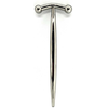Black Label Stainless Steel Urethral Sound Dick Vader Round Tip