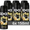 AXE Déodorant Body Spray Gold - 6 x 150 ml