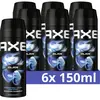 AXE Deodorant Bodyspray - Click - met een onweerstaanbare geur - 6 x 150 ml
