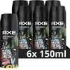 Axe Fresh Forest & Graffiti Deodorant Bodyspray - 6 x 150 ml - Voordeelverpakking
