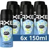Axe Bodyspray Ice Chill Lot de 6 déodorants en aérosol pour homme 150 ml