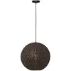 Freelight - Hanglamp Oronero Ø 30 cm zwart-goud