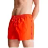 Calvin Klein Cordon de serrage court pour homme, Orange, S