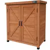AXI Felix Armoire de jardin en bois marron - Armoire Exterieur, Armoir...