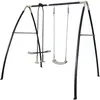 AXI Set de Balançoire en métal en anthracite and crème 3 agrès
